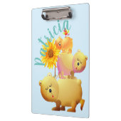 Beren, rooster- en zonnebloemptower klembord (Links)