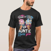Beren roze of blauwe tante houdt van je geslacht t-shirt (Voorkant)