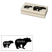 Beren Rubberstempel (Gestempeld)