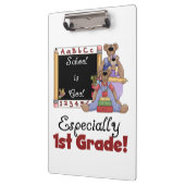 Beren School is het klembord van de eerste klas (Links)