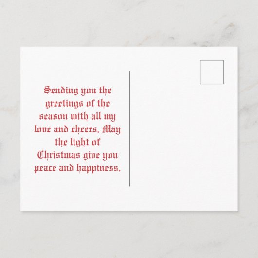  Beren Snowball Merry Kerstmis Feestdagenkaart (Achterkant)