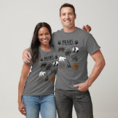 Beren soorten van het Beer van de wereldstaartvis T-shirt (Unisex)