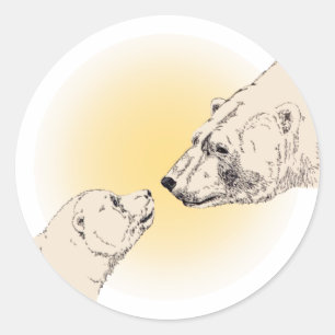 Beren stickers Wildlife Beer en Cub Stickers