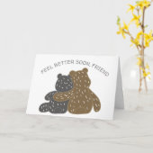 Beren stuiten, voel je sneller, vriendje gaat goed kaart (Gele Bloem)