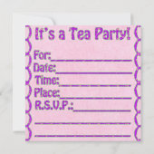 Beren Tea Party nodigt uit Save The Date (Achterkant)