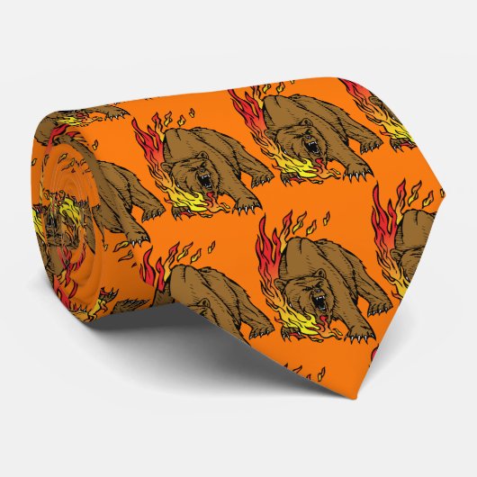 Beren Team Mascotte Football basketbal stropdas (Opgerold)