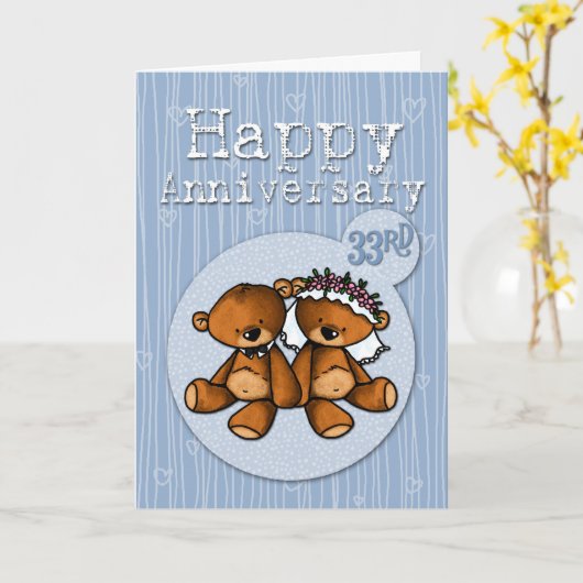 beren ter gelegenheid van de gelukkige verjaardag  kaart (Gele Bloem)