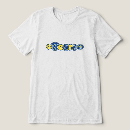 Beren Tri-Blend shirt (Design voorkant)