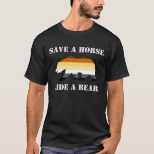 Beren Trots Kleuren Sla Een Paard Red Een Beer T-shirt