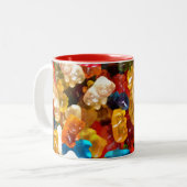 beren tweekleurige koffiemok (Voorkant links)