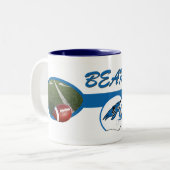 Beren Tweekleurige Koffiemok (Voorkant links)