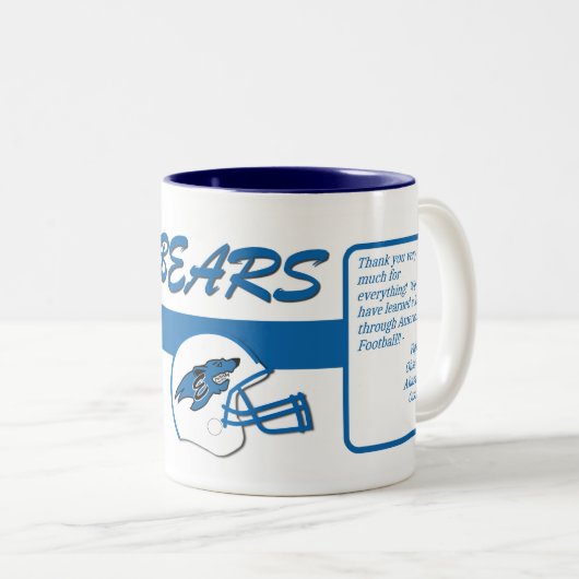 Beren Tweekleurige Koffiemok (Voorkant rechts)