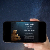 Beren Twinkle Little Star Online Baby shower Kaart