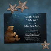 Beren Twinkle Twinkle Little Star Baby shower Kaart