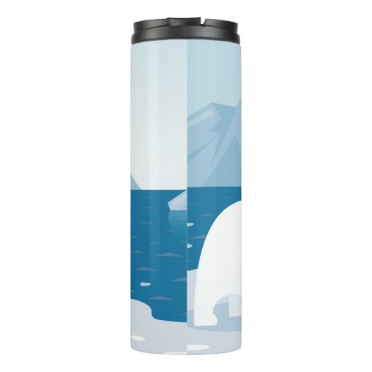 Beren van Alaska Polar Thermosbeker (Achterkant)