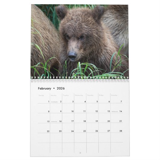 Beren van Brooks-Herfsten - Agenda 2021 Kalender (Feb 2026)