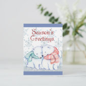 Beren van de Groeten Polar Briefkaart (Staand voorkant)