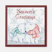 Beren van de Groeten Polar Magneet (Voorkant)