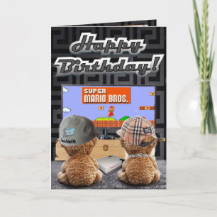 Beren van de vogelkaart die mario spelen kaart