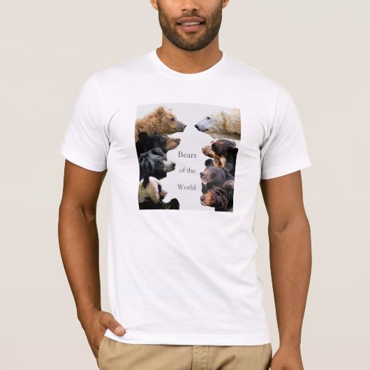 Beren van de wereld t-shirt (Voorkant)