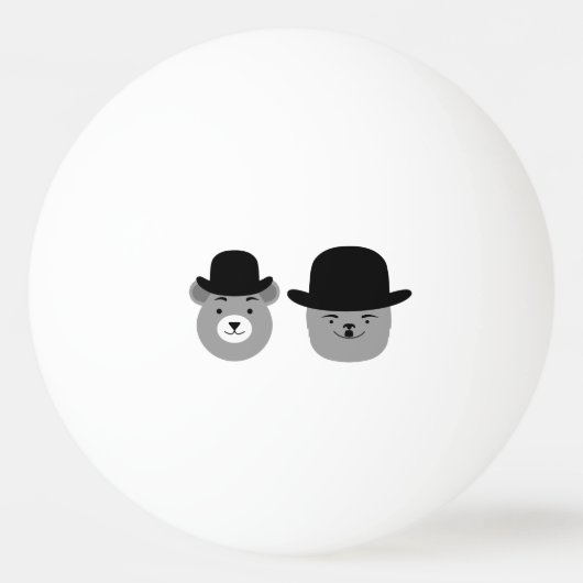 Beren van de woestijn pingpongbal (Voorkant)