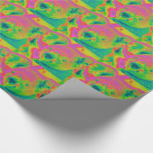 beren van fluorescerende koala cadeaupapier (Hoek)