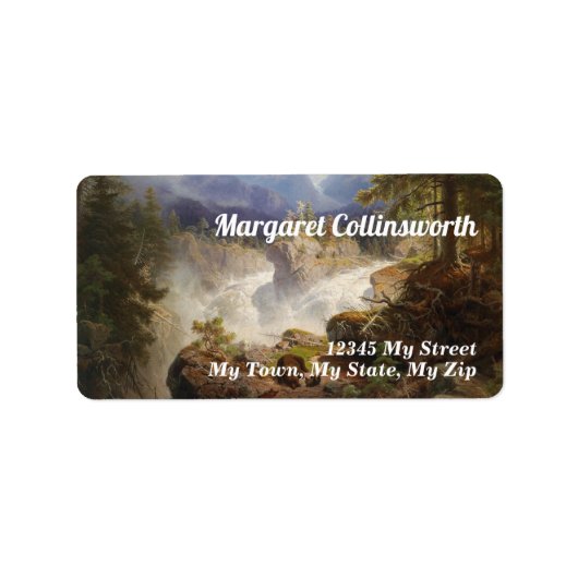 Beren van Georg Saal Adres Etiket (Voorkant)