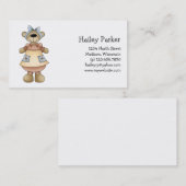 Beren van het voorjaar visitekaartje (Voorkant / Achterkant)