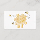 Beren van honinghoning voor Baby Informatiekaartje (Achterkant)