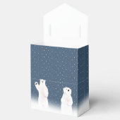 Beren van kerstpootkoek in sterren bedankdoosjes (Geopend)