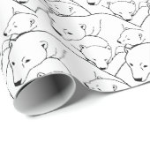 Beren van polair Beer Cadeaupapier (Rol Hoek)