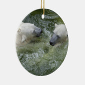 Beren van watervun poar keramisch ornament (Rechts)