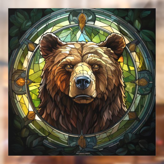 Beren vensterbinding raamsticker (Vel 2)