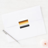 BEREN VLAGSTREPEN RONDE STICKER (Envelop)