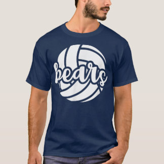 Beren Volleybalteam Mascot School Spirit Game Da T-shirt