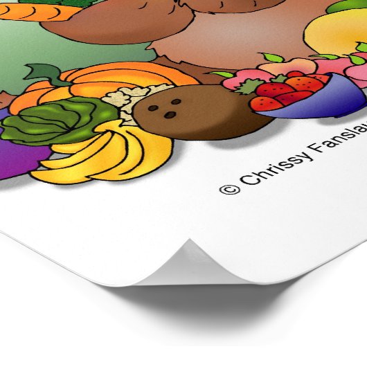 "Beren voor gezondheid" Poster (Hoek)