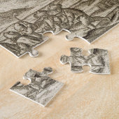 Beren voor het doden en villen van bemanningsleden legpuzzel (Zijkant)