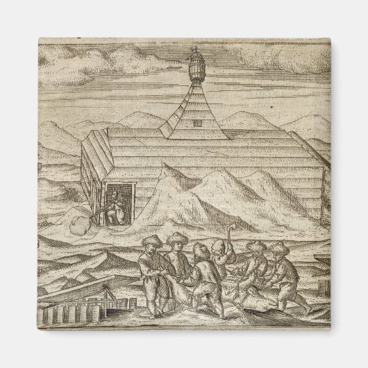 Beren voor het doden en villen van bemanningsleden magneet (Voorkant)