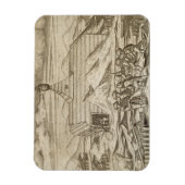 Beren voor het doden en villen van bemanningsleden magneet (Verticaal)