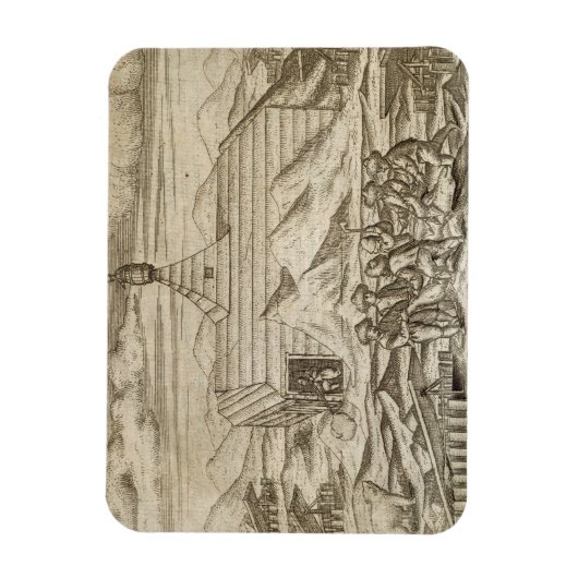 Beren voor het doden en villen van bemanningsleden magneet (Verticaal)