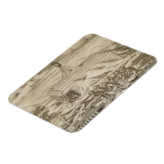 Beren voor het doden en villen van bemanningsleden magneet (Linkerzijde)