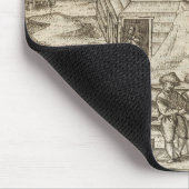 Beren voor het doden en villen van bemanningsleden muismat (Hoek)