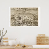 Beren voor het doden en villen van bemanningsleden poster (Keuken)