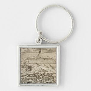 Beren voor het doden en villen van bemanningsleden sleutelhanger