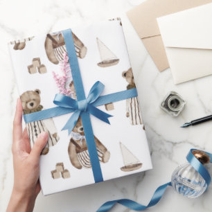 Beren voor kinderen, Speelgoed, blokken, planken Cadeaupapier