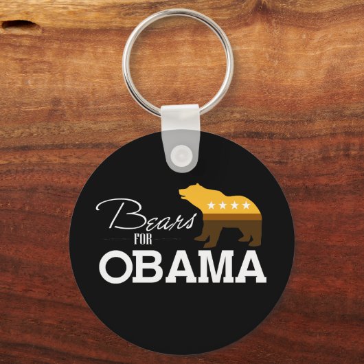 Beren voor Obama 2- Sleutelhanger (Voorkant)