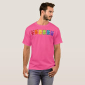 Beren voor regenbooggschuim t-shirt (Voorkant volledig)