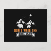 Beren - Wake niet op het Beer Briefkaart (Voorkant)