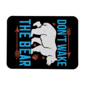 Beren - Wake niet op het Beer Magneet (Horizontaal)