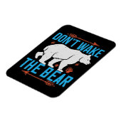 Beren - Wake niet op het Beer Magneet (Linkerzijde)